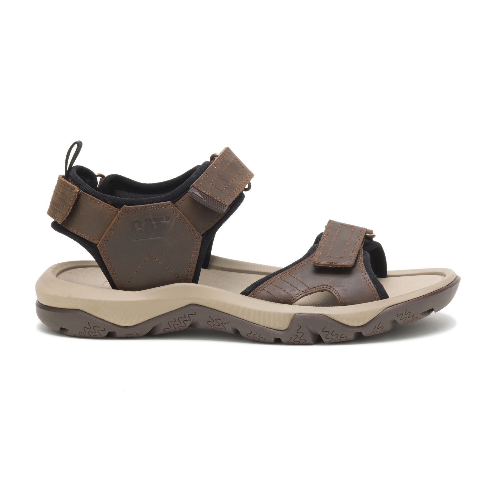 Caterpillar Shoes South Africa - Cat Men's Waylon Sandals Chocolate Brown UW2073185